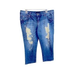 𝅺CROPPED Jeans Costa Blanca 18 Inch Waist